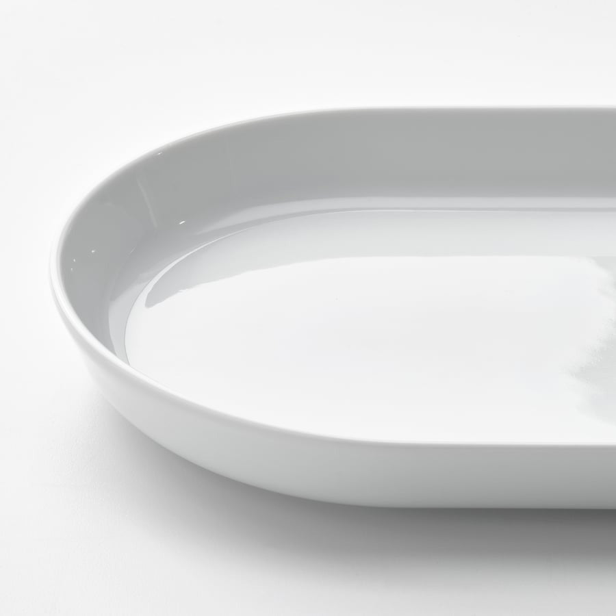 IKEA 365+ Serving plate, white, 27x15 cm