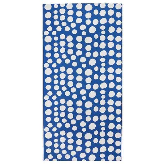 RAKLOSTA Pre-cut fabric, blue/white, 150x300 cm