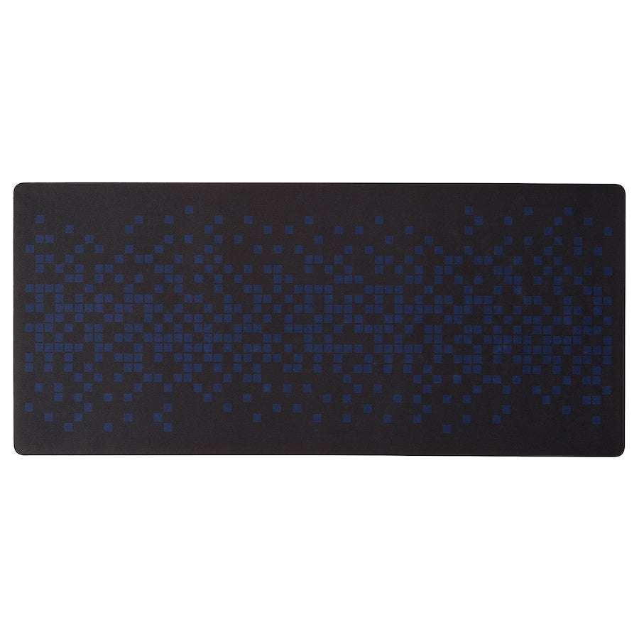 BRÄNNBOLL Gaming mouse pad, black/patterned, 90x40 cm