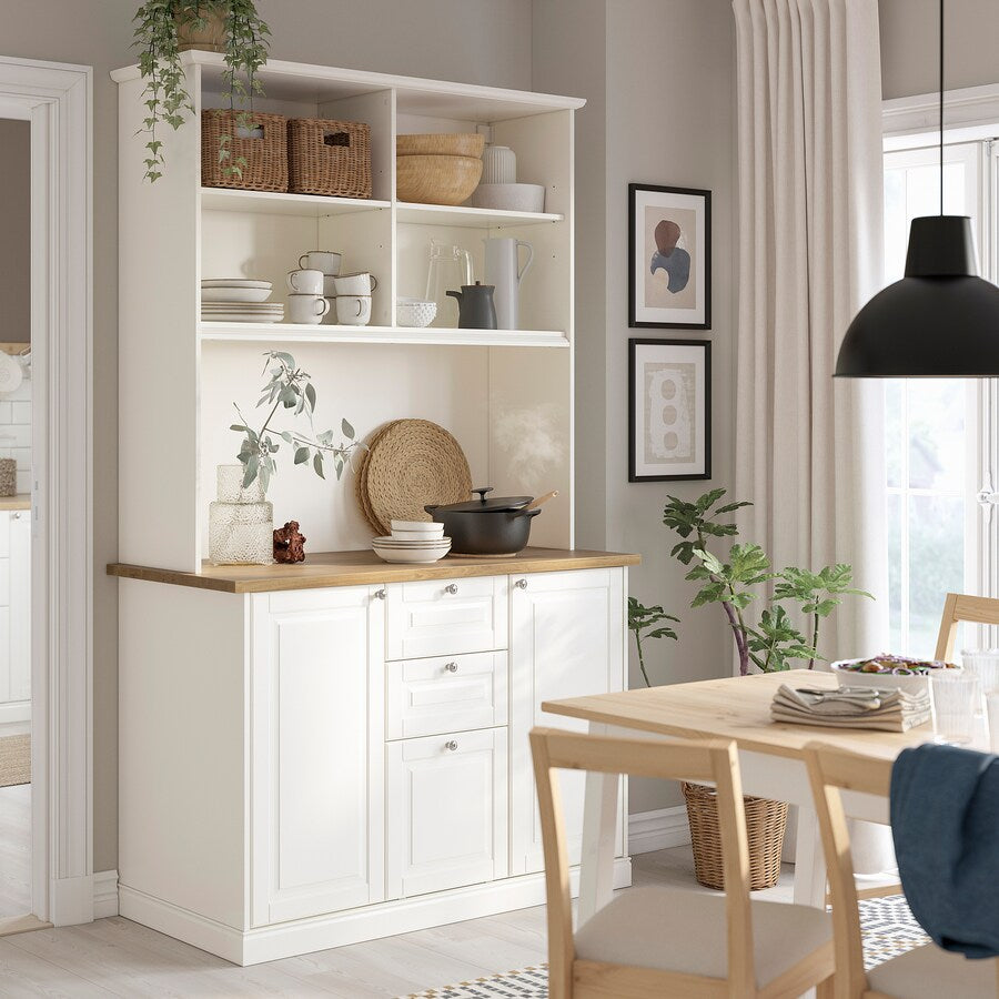 ÖNNERUP Kitchenett, eoff-white, 130x64x219 cm