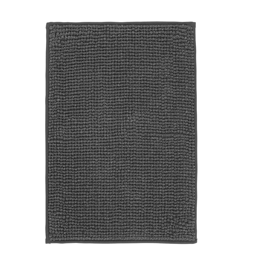 TOFTBO Bath mat, anthracite, 40x60 cm