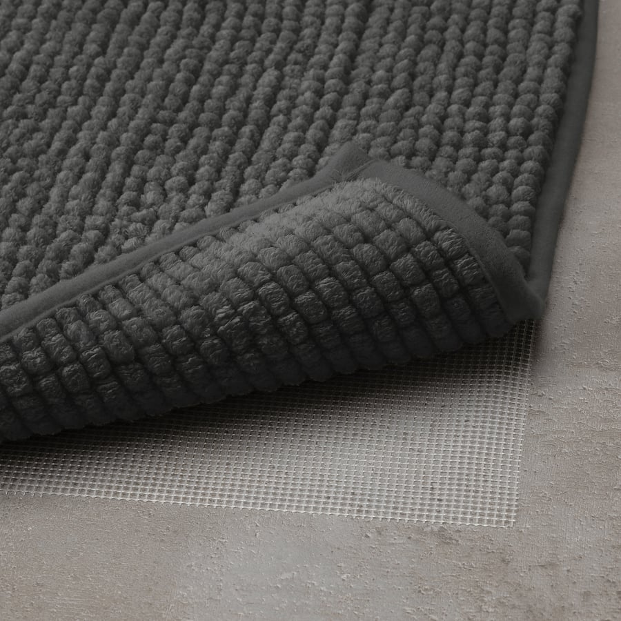 TOFTBO Bath mat, anthracite, 40x60 cm