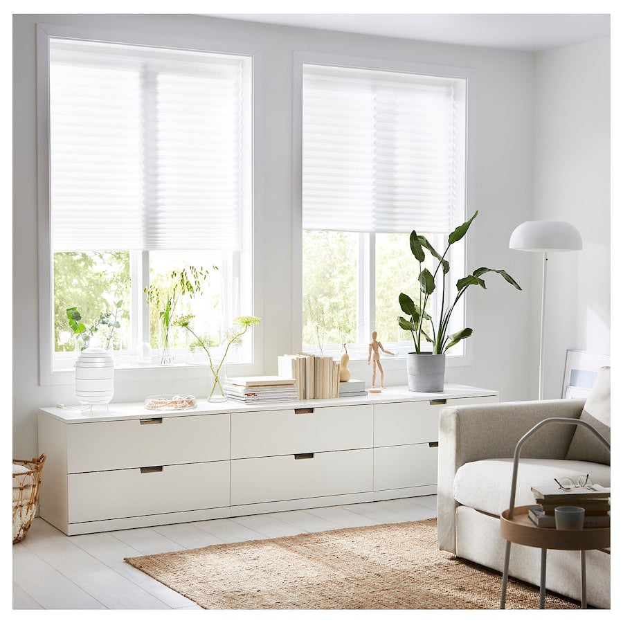 SCHOTTIS Block-out pleated blind, dark grey, 100x190 cm