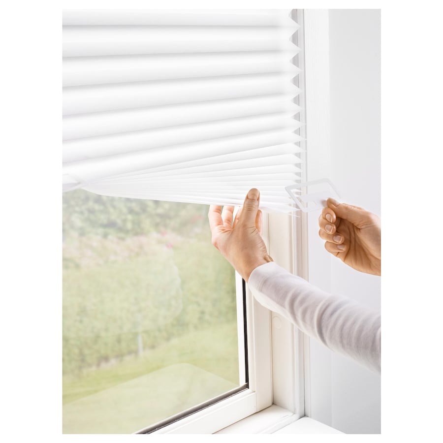 SCHOTTIS Block-out pleated blind, dark grey, 100x190 cm