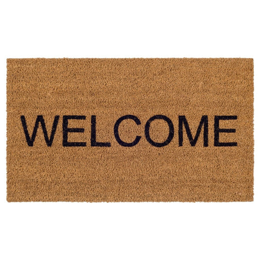 JANDERUP Door mat, natural/black, 40x70 cm