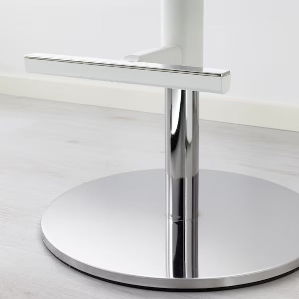 JANINGE Bar stool, white, 76 cm