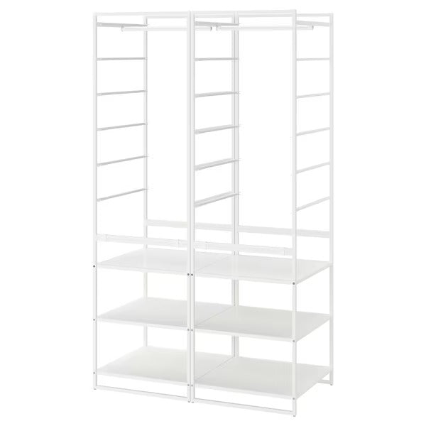 JONAXEL Wardrobe combination, white, 99x51x173 cm