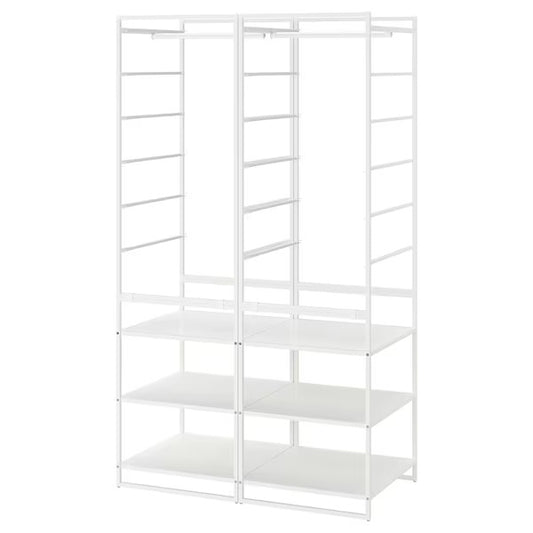 JONAXEL Wardrobe combination, white, 99x51x173 cm