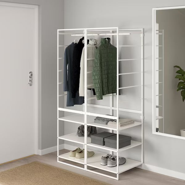 JONAXEL Wardrobe combination, white, 99x51x173 cm