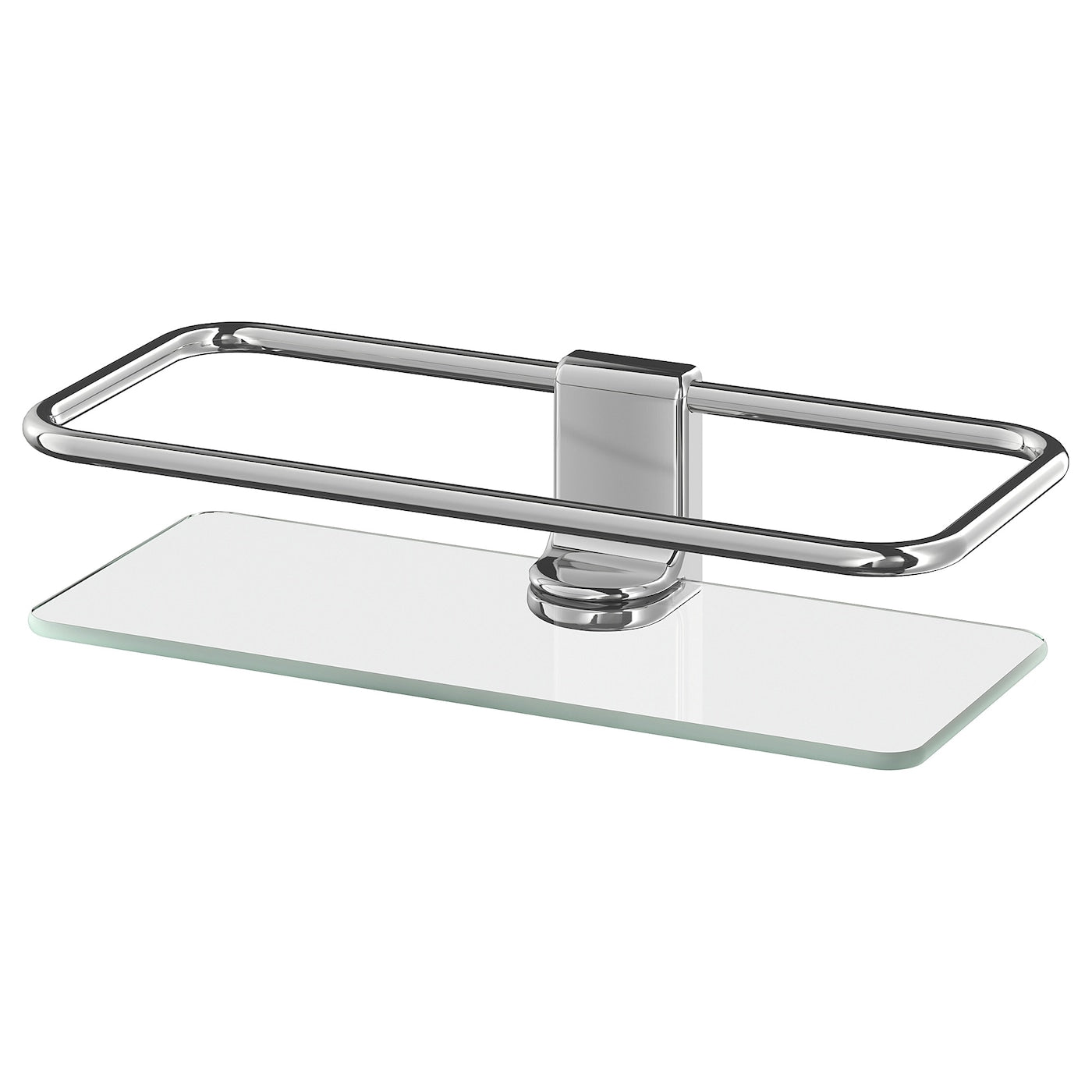 KALKGRUND Shower shelf, chrome-plated, 24x6 cm