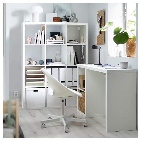 New KALLAX Desk, white, 111x39 cm