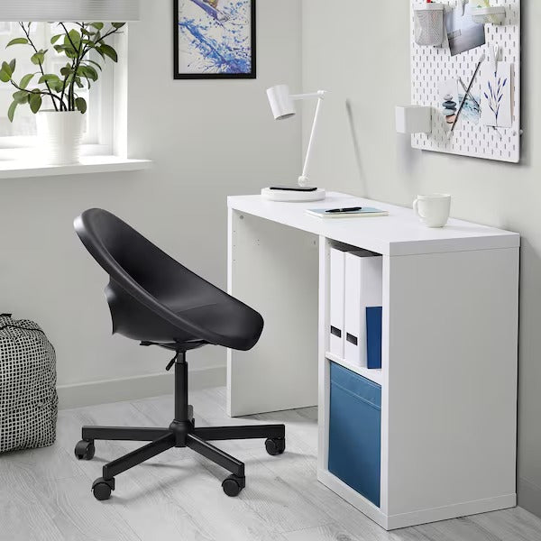 New KALLAX Desk, white, 111x39 cm