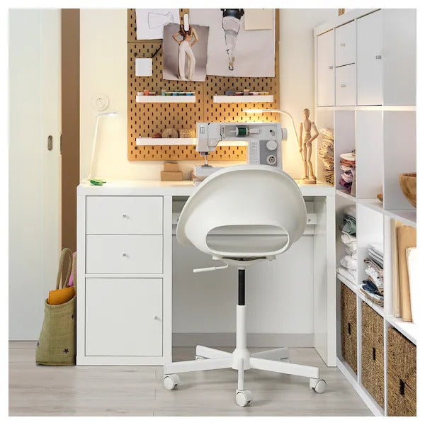 New KALLAX Desk, white, 111x39 cm