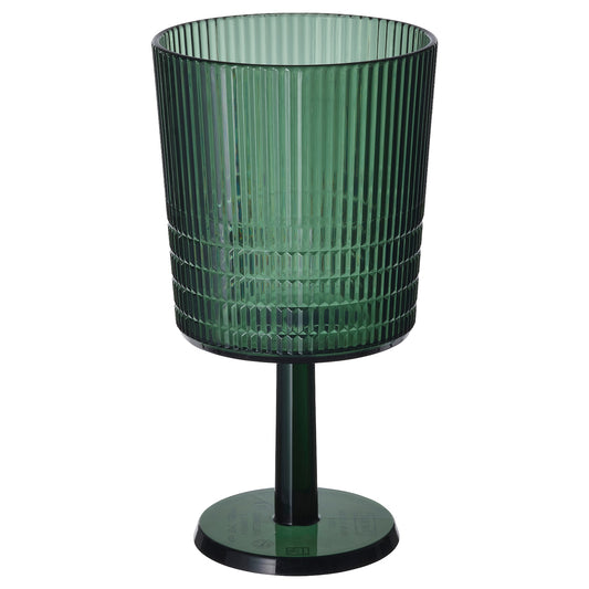 KALLSINNIG Wine glass, plastic green, 32 cl