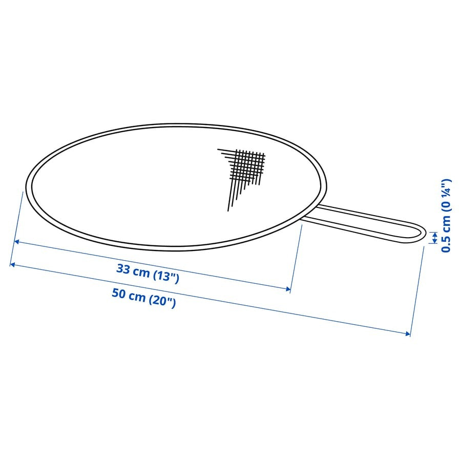 KLOCKREN Splatter screen, 33 cm