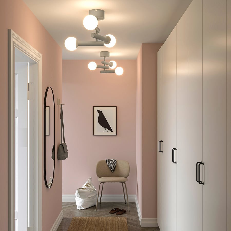 KRANBALK Ceiling lamp, beige