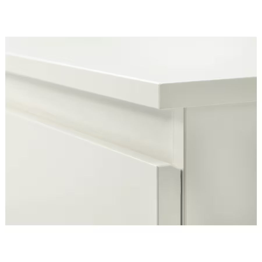 KULLEN Chest of 5 drawers, white, 70x112 cm