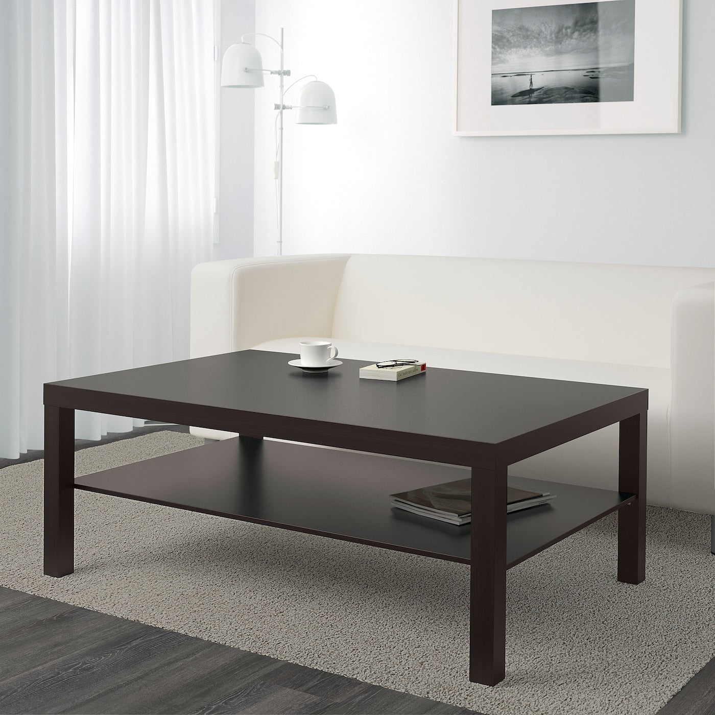 LACK Coffee table, white, 118x78 cm