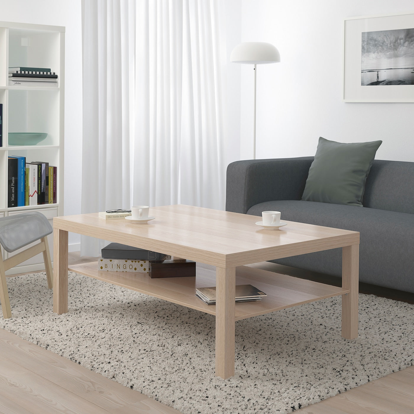 LACK Coffee table, white, 118x78 cm