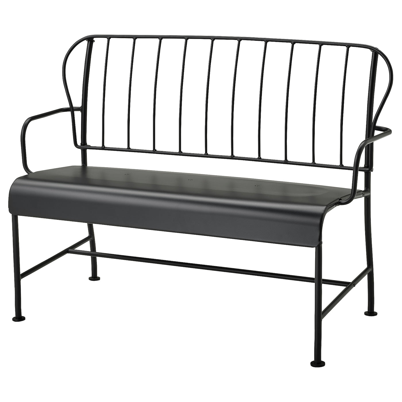 LÄCKÖ 2-seat sofa, outdoor, grey