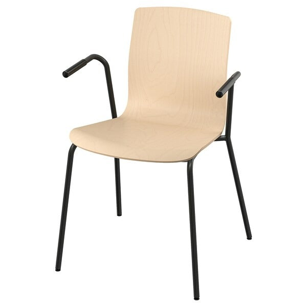 LÄKTARE Conference chair, birch veneer/white