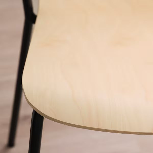 LÄKTARE Conference chair, birch veneer/white