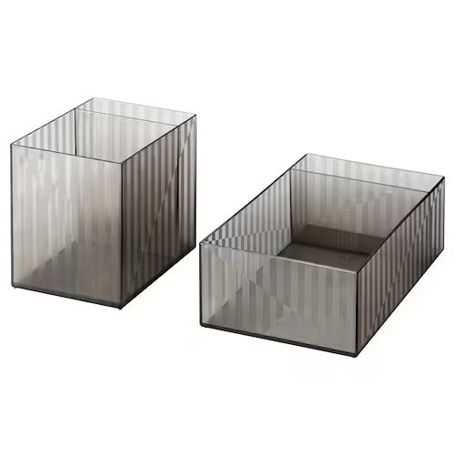 LILLSTUGAy Box with compartments, set of 2