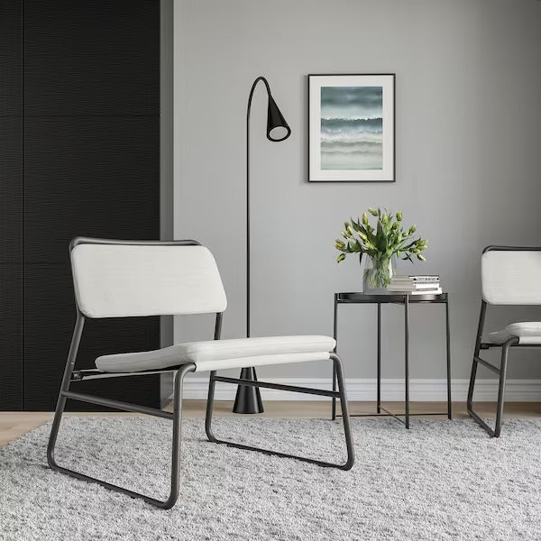 LINNEBÄCK Easy chair, Orrsta light grey