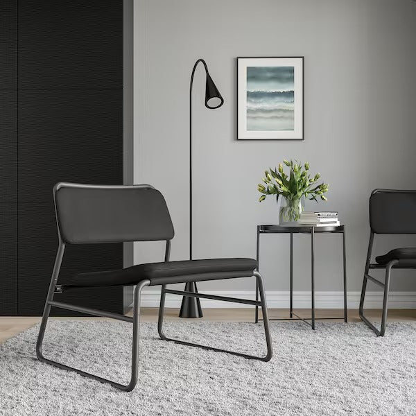 LINNEBÄCK Easy chair, Orrsta light grey