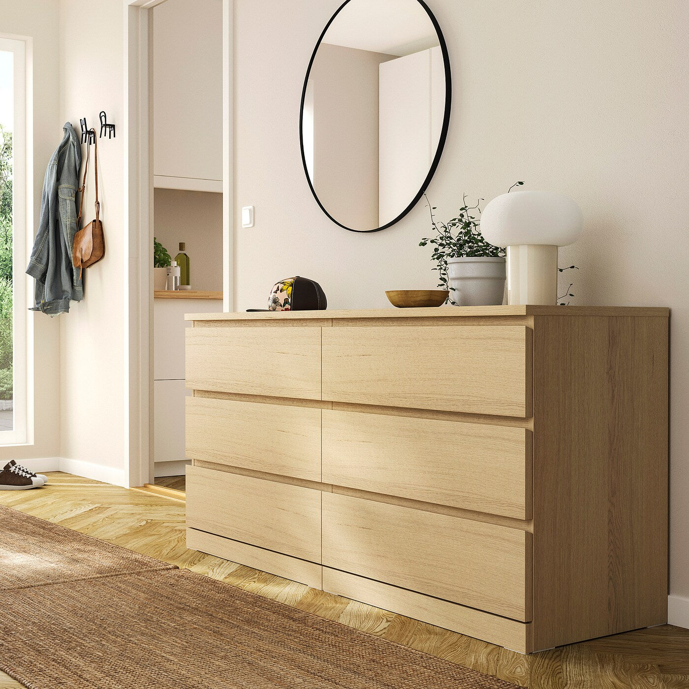 ikea malm dresser 6 drawer MALM Chest of 6 drawers, white, 160x78 cm – Simple Lifestyle Myanmar