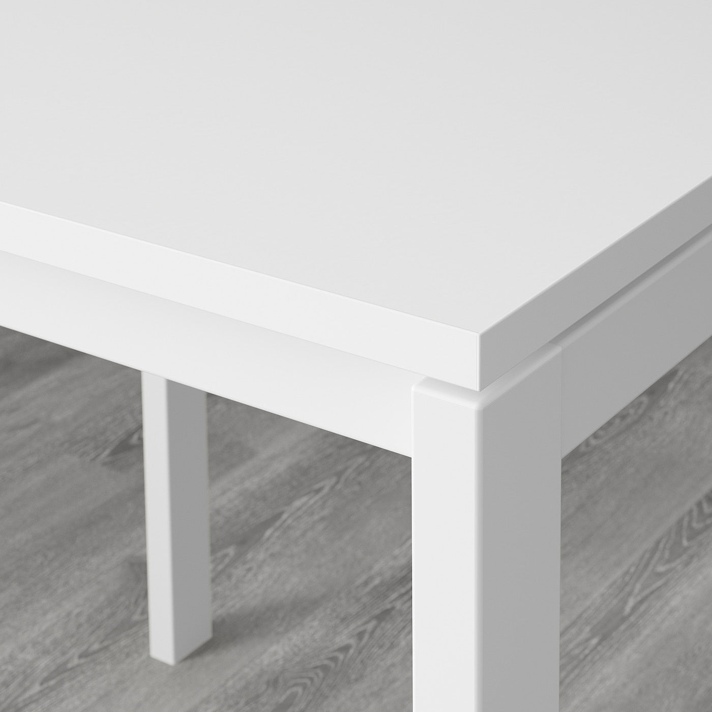 MELLTORP Table, white, 125x75 cm