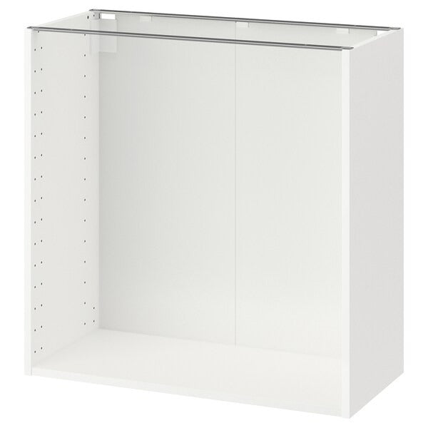 METOD Base cabinet frame, white, 80x60x80 cm