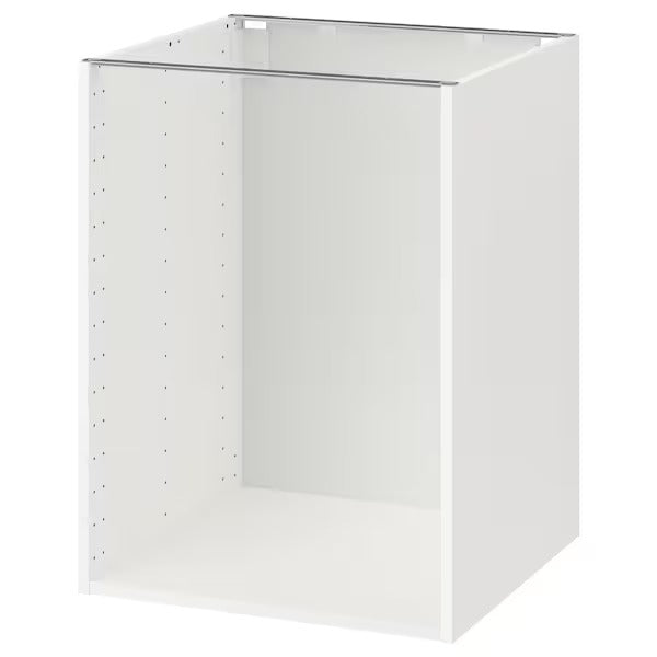 METOD Base cabinet frame, white, 80x60x80 cm