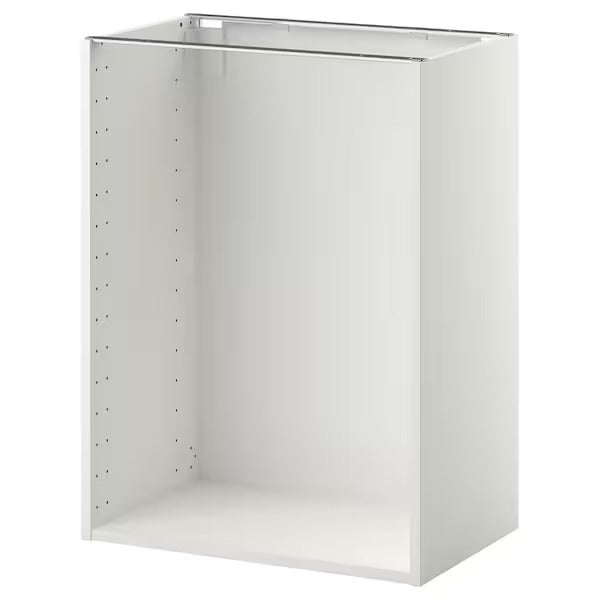 METOD Base cabinet frame, white, 80x60x80 cm