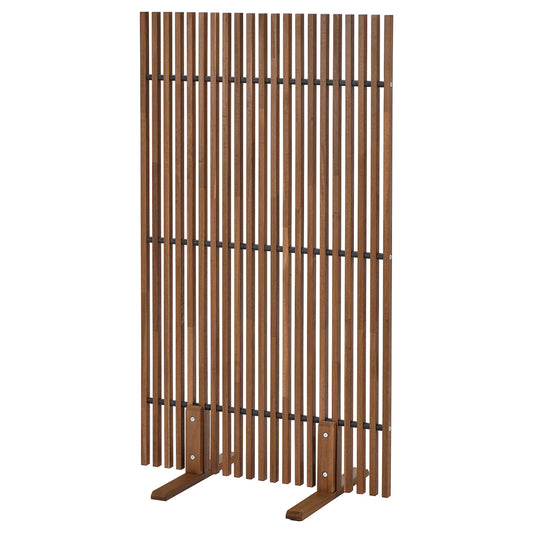 NÄMMARÖ Privacy screen, light brown stained indoor /outdoor, 140x80x50 cm