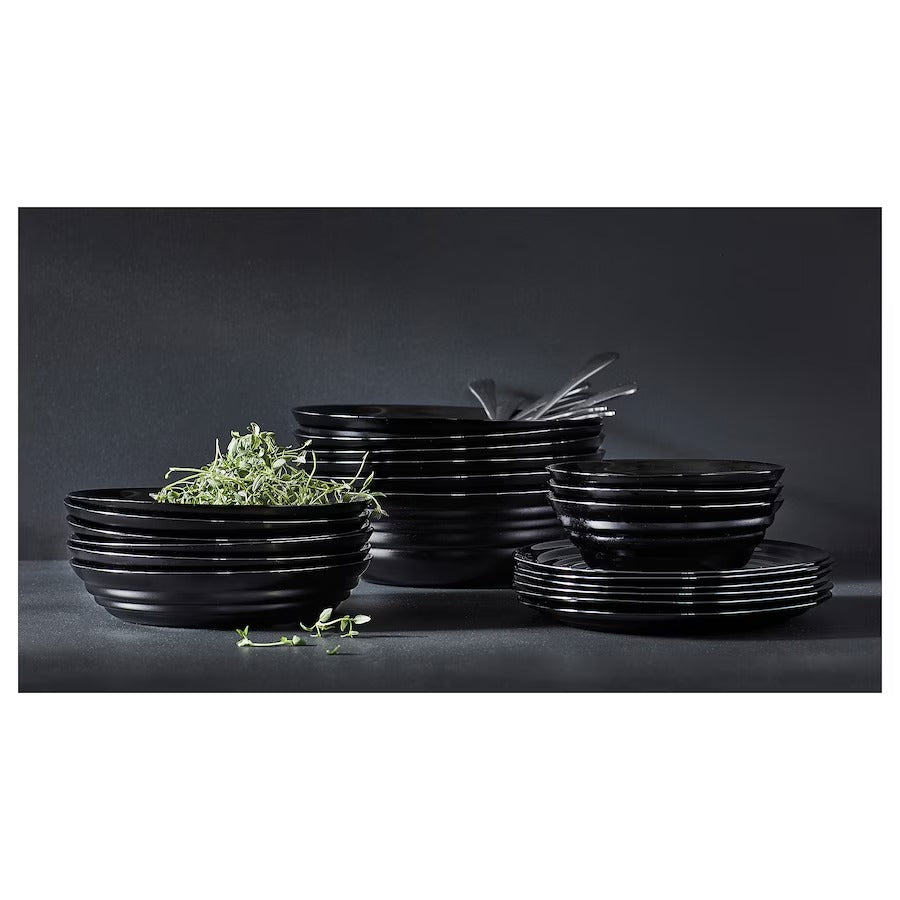 NÄTBARB Bowl, black, 14 cm