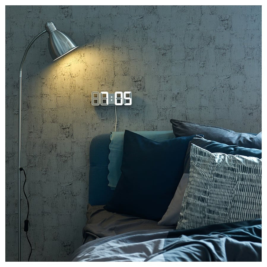 NOLLÅTTA Alarm clock, white