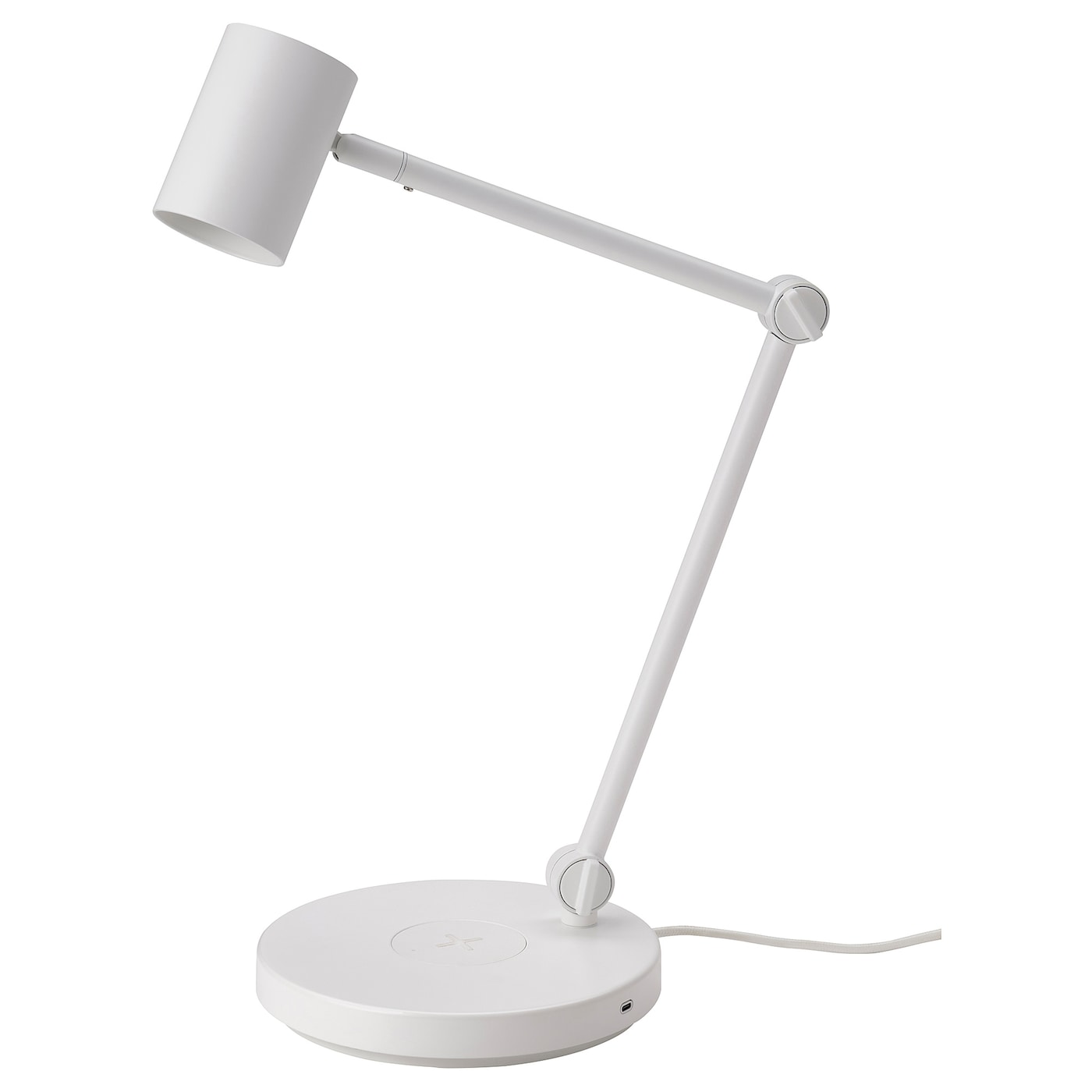 NYMÅNE Work lamp with wireless charging, anthracite