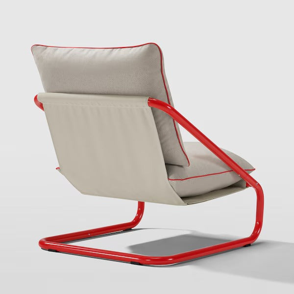 New ÖNNESTAD Armchair, Radbyn white/green