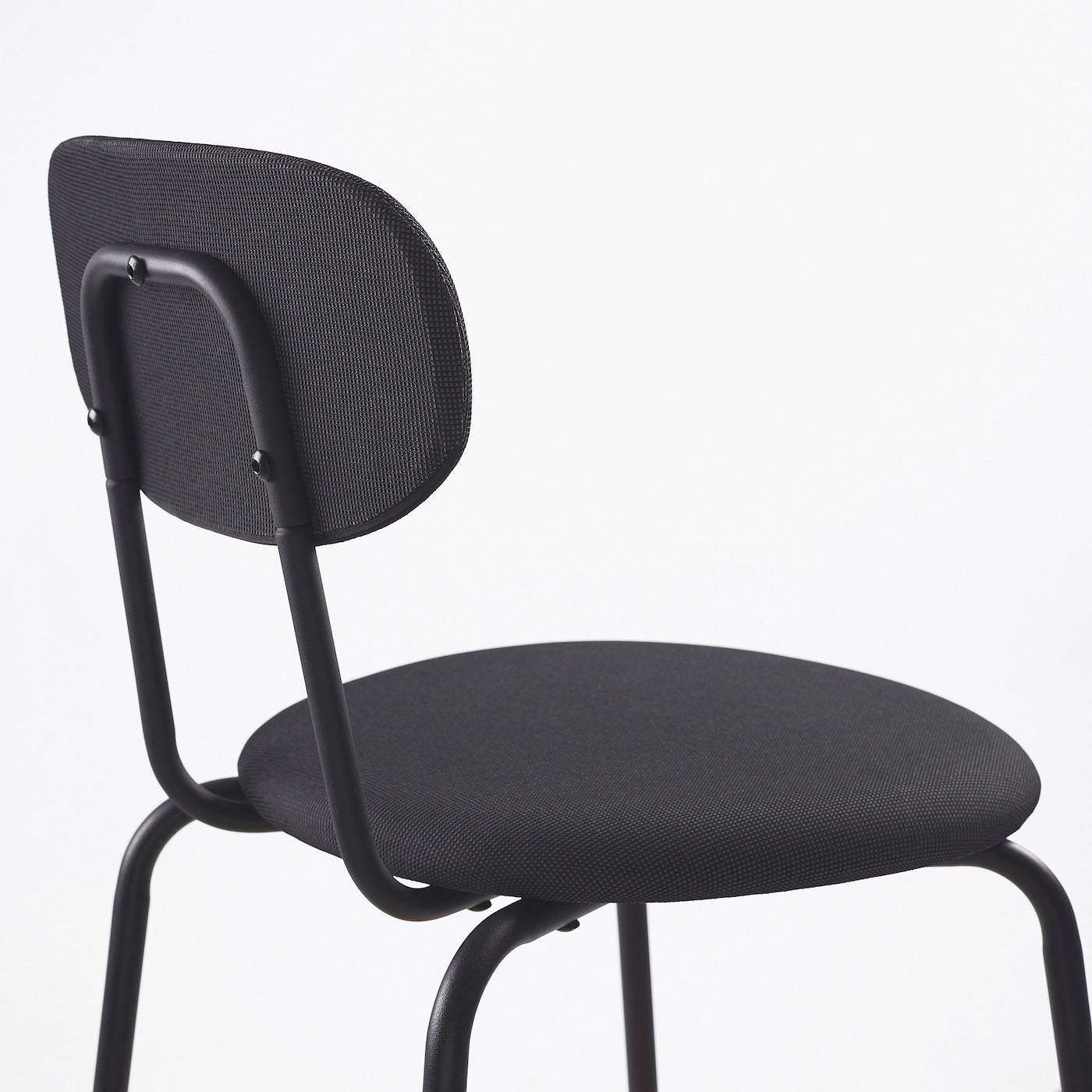 ÖSTANÖ Chair, black Remmarn/dark grey