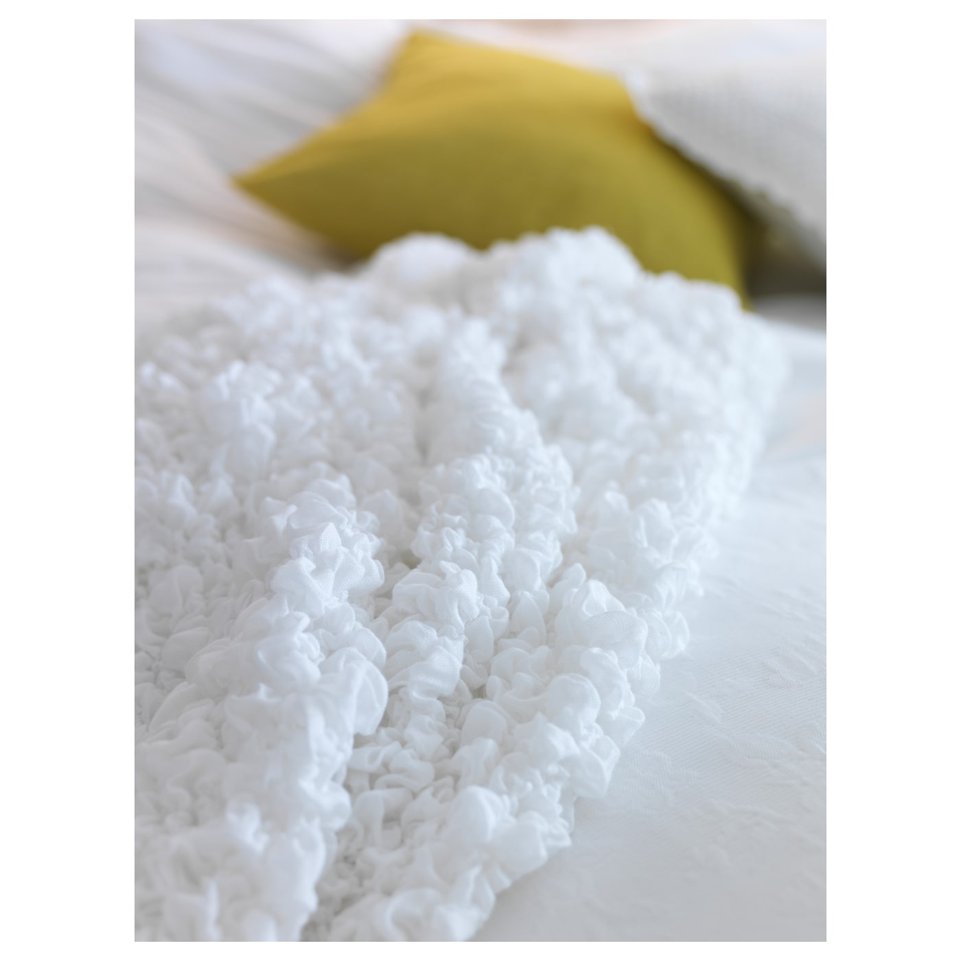 OFELIA Blanket, white, 130x170 cm