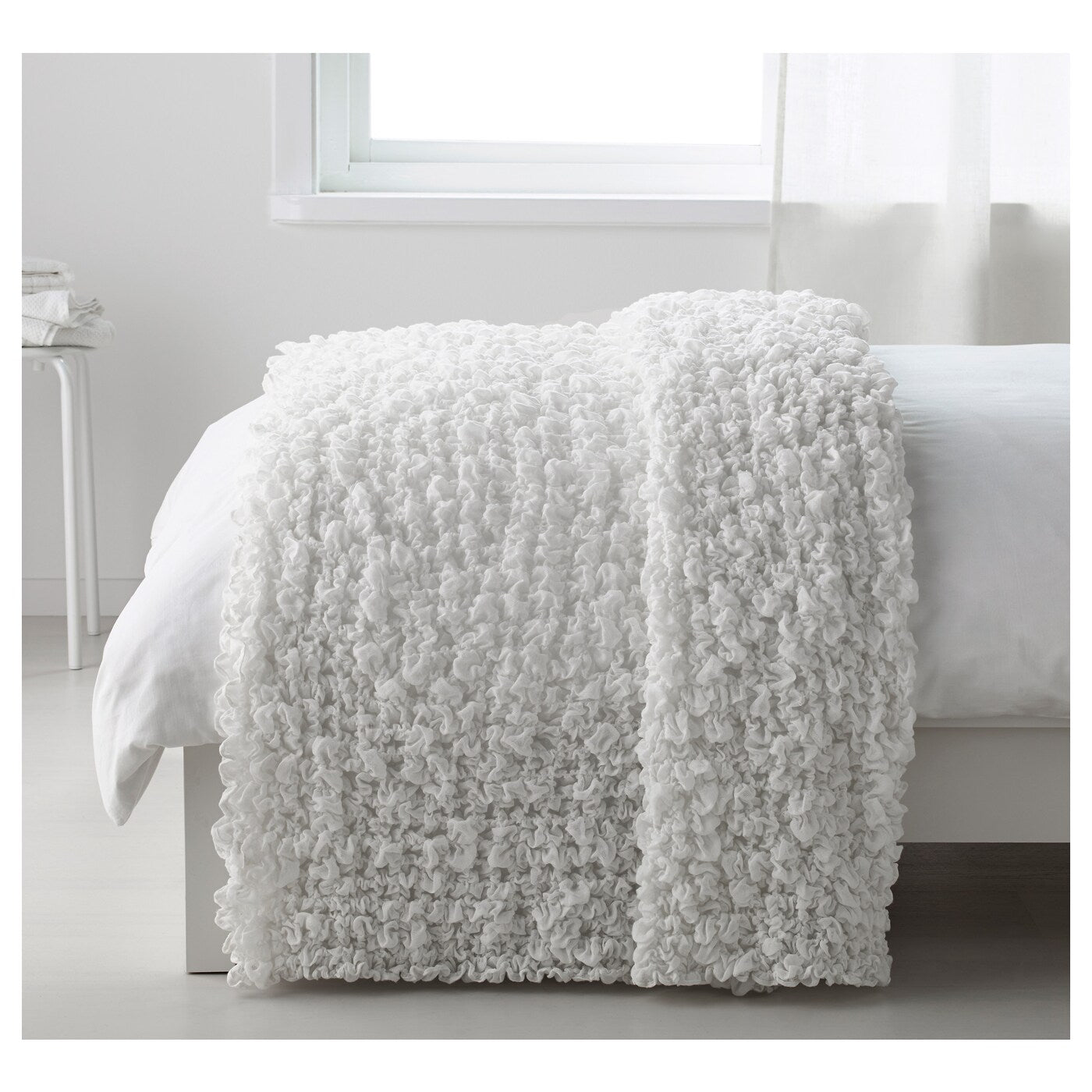 OFELIA Blanket, white, 130x170 cm