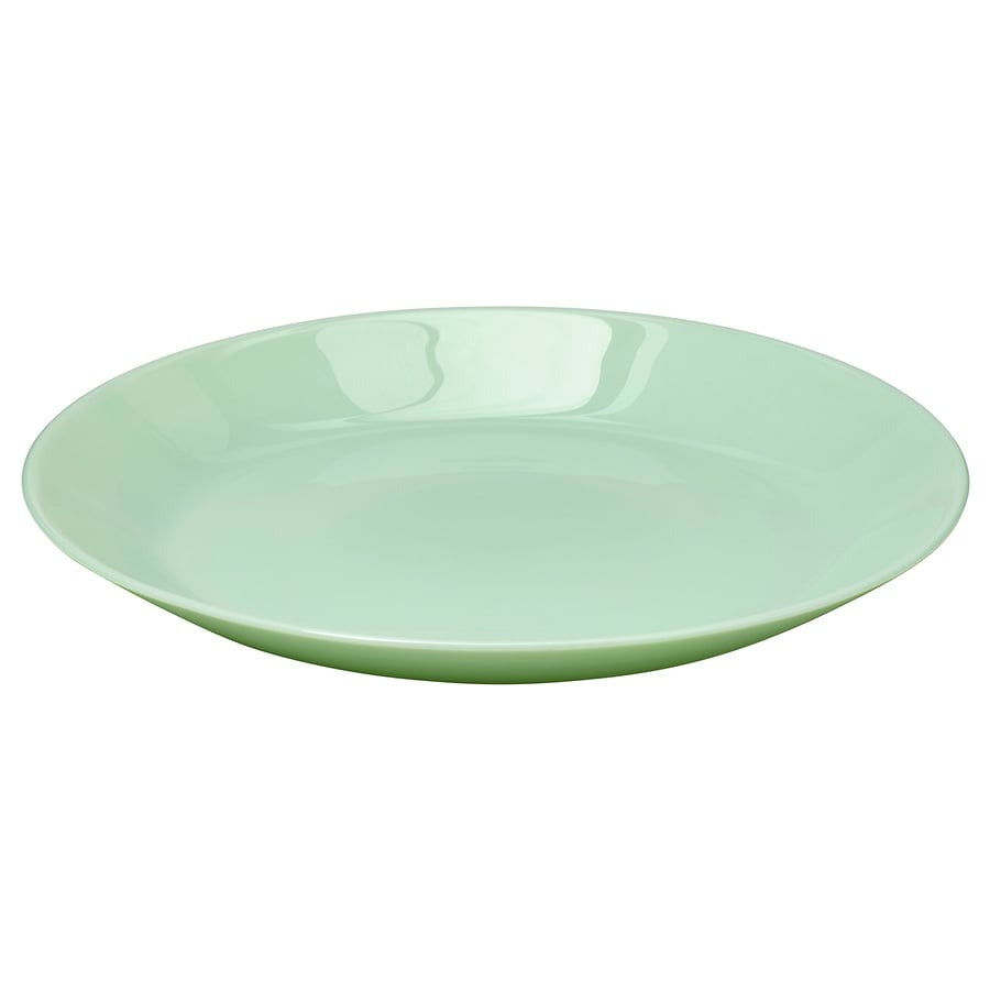 OFTAST Side plate, light green, 19 cm
