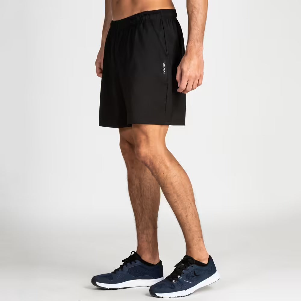 Men's Breathable Breathable Fitness Shorts - Black