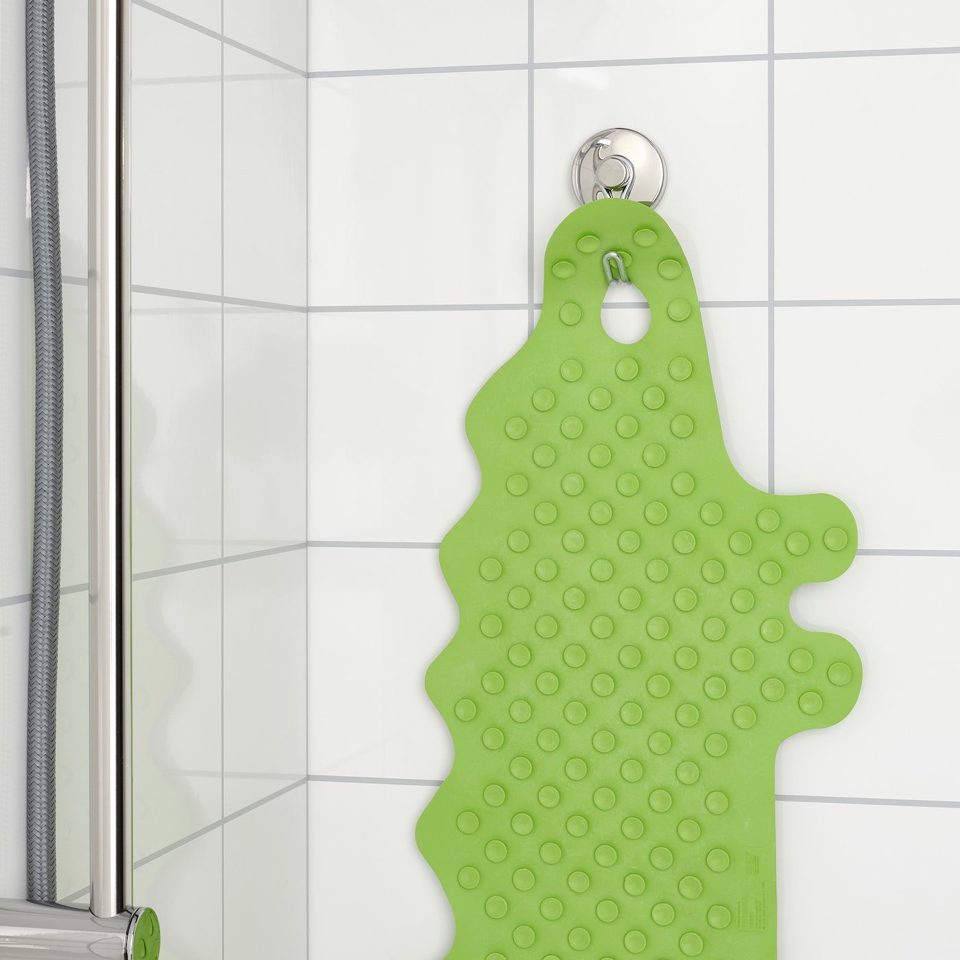 PATRULL Bathtub mat, crocodile green, 33x90 cm