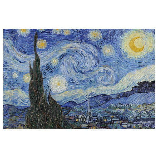 New PJÄTTERYD Picture, The Starry Night, June 1889, 118x78 cm