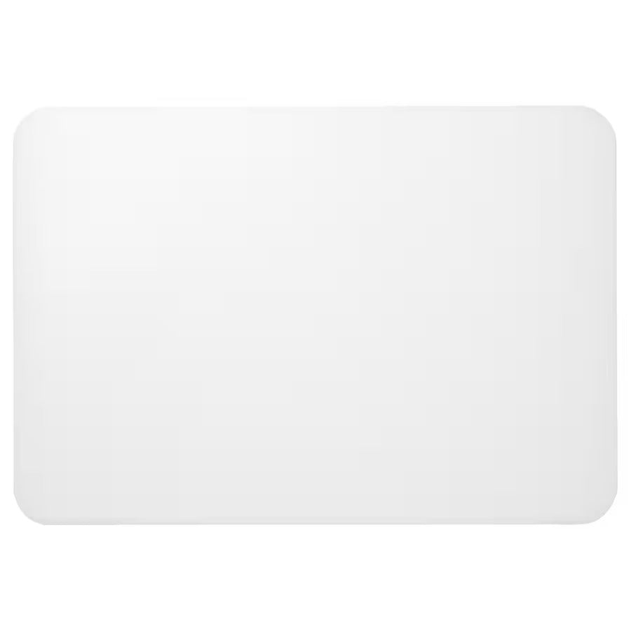 PLÖJA Desk pad, white/transparent, 65x45 cm