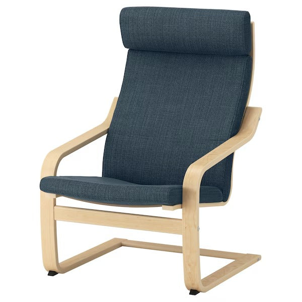 POÄNG Armchair, birch veneer/Hillared anthracite