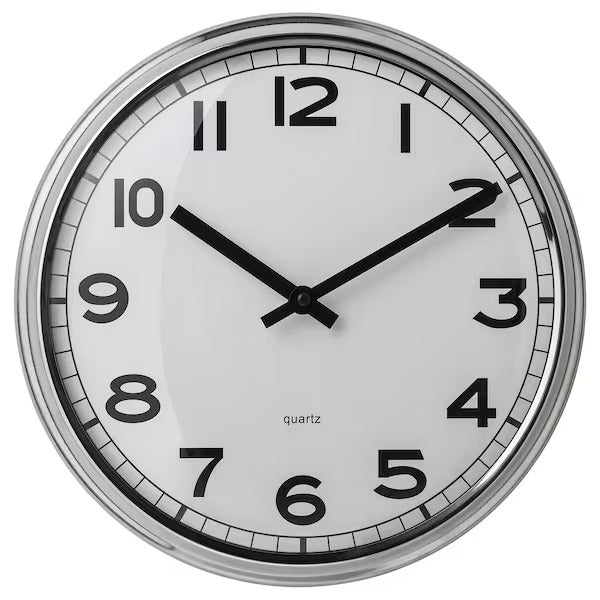 PUGG Wall clock, stainless steel, 32 cm