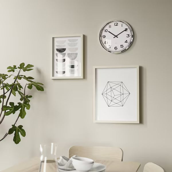 PUGG Wall clock, stainless steel, 32 cm